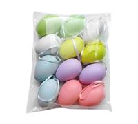 Cpolebev H Huevos de Pascua DIY Pintados una Mano Juguetes para Colorear de Jardín de Infantes Huevos de Simulación Huevos para Colorear