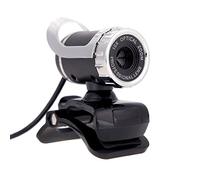 Cpolebev HD Webcam de 12 megapixeles Camara giratoria de 360 Grados con USB 2.0 y minifono para el Ordenador de Escritorio Skype y el Ordenador portatil