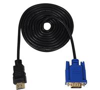 Cpolebev HDTV Macho A VGA Hd-15 Macho 15Pin Cable de Adaptador 6Ft 1.8M 1080P
