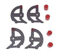 Cpolebev Herramienta de Equilibrio de NeumáTicos de Rueda de Coche RC de Fibra de Carbono Tuerca para 1/8 1/10 1/12 Todoterreno Deriva Todoterreno Touring RC Piezas de Coche