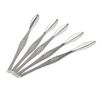 Cpolebev Herramienta De Mariscos Galletas De Cangrejo Selecciones Cucharas Cuchara De Langosta De Acero Inoxidable Cangrejo De Cangrejo Pinza De Pinza Clip Pick - 5Pcs