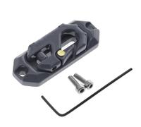 Cpolebev Herramienta de RecuperacióN de Gancho de Cabrestante de Metal con Placa de Montaje de Control de Cabrestante Adecuada para Coche Trepador de Control Remoto Axail SCX10 TRX4, Gris