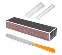 Cpolebev Herramienta Luthier para DiapasóN de Guitarra Archivo de CoronacióN de Trastes de Guitarra, Nivelador de Trastes Nivelador de Haz de Lijado y Protectores de Protector de DiapasóN
