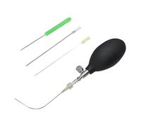 Cpolebev Herramienta para Vaciar Huevos con Soplador de Huevos Fácil de Usar: Bomba para Huevos de un Solo Orificio y Taladro, Kit de Decoración para Hacer Huevos de Pascua