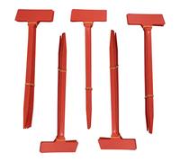 Cpolebev Herramientas De Plantación De Jardines 50 Unids Bonsai De Plástico Etiquetas De Plantas Etiquetas De Jardín Tipo T Hacia Arriba Marcadores Vivero Hacia Arriba Rojo