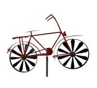 Cpolebev Hilandero de Viento de Hierro, Hilanderos Viento Bicicleta 51 Pulgadas de Alto, DecoracióN Estaca de Bicicleta, DecoracióN JardíN Exterior para Patio, CéSped, Granja, Patio Trasero