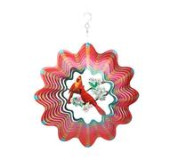 Cpolebev Hilanderos de Viento Cardinal de 12 Pulgadas para Exteriores, DecoracióN de JardíN con Hilandero de Viento de PáJaro 3D, para DecoracióN Colgante de Patio