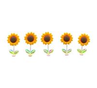 Cpolebev Hogar Girasol, Adornos Soleados Girasol para Automóvil, Adorno Interior de Automóvil, Adornos de Resorte Montados en Automóvil