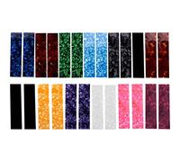Cpolebev Hojas de PunzóN para PúAs de Guitarra DIY, Tiras para PúAs de Guitarra de Celuloide para MúSicos, Espesores por 0,46/0,71/0,96 Cm, Color Aleatorio