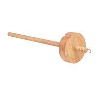 Cpolebev Husillo de CaíDa, Hilandero de Hilo de Espiral Superior para Crochet, Rueda Giratoria para Hacer Hilo, Herramienta de Husillo de Madera Tallada una Mano