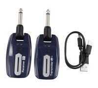Cpolebev Inalámbrico de Guitarra Inalámbrico Recargable USB Transmisor de Guitarra Receptor Inalámbrico de Bajo Eléctrico, A