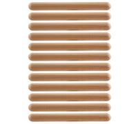 Cpolebev Instrumento de PercusióN Musical de 6 Pares de Claves de Madera Palos de Ritmo PercusióN Palos de Ritmo Juguete Musical para NiñOs