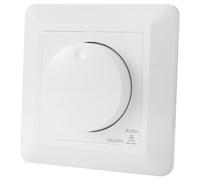 Cpolebev Interruptor de AtenuacióN LED, Atenuador de Montaje Empotrado para LED Atenuable y HalóGeno, 5-300 W Interruptor de AtenuacióN LED, Atenuador de Control de Fase