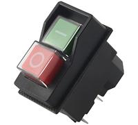 Cpolebev Interruptor de Botón Electromagnético una Prueba de Agua 5 Kjd17 220-240V Bobina Arrancador Magnético Interruptores de Seguridad de Herramientas Eléctricas