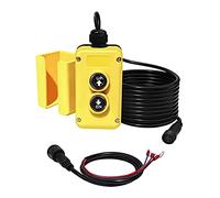 Cpolebev Interruptor de Control Remoto de Remolque de Descarga de 3 Cables para Remolque de Descarga de Bomba HidráUlica de Efecto Simple de 12 V CC para Descarga de ElevacióN