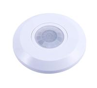 Cpolebev Interruptor de Luz de Sensor de Movimiento PIR de Techo de 110-220V Ajuste el Interruptor de Luz de Retardo de Tiempo InduccióN Infrarroja Ultra 800W