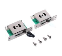 Cpolebev Interruptor de Palanca Selector de de 2 Piezas de 5 VíAs para/SQ Series Interruptores de Cambio de Guitarra EléCtrica