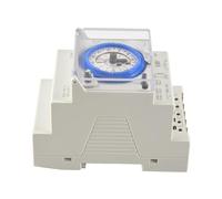 Cpolebev Interruptor Temporizador Mecánico Analógico 110V-220V 24 Horas Programable Diariamente 15 Minutos Reléinterruptor De Tiempo De Ajuste SUL181D Caliente