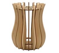 Cpolebev Jarrón, Jarrón de Rompecabezas de Madera, Juego de Bloques de Construcción de Ramo Falso, Soporte de Exhibición, Regalo para Amantes de Las Flores