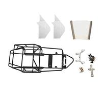 Cpolebev Jaula Antivuelco de Cuerpo de Metal con Chasis de Tubo Completo para C14 C24 C24-1 1/16 RC Car Upgrade Parts, Negro