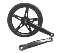 Cpolebev Juego Bielas para Bicicleta Carretera de 46T,Velocidad úNica,170Mm,Juego Bielas para Bicicleta, Placa Dientes Huecos, Juego Bielas para Bicicleta, PiñóN, Accesorios para Bicicleta