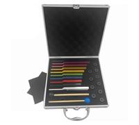 Cpolebev Juego de 10 Diapasones, Diapasones para Curar Chakras, Terapia de Sonido, Mantener el Cuerpo Multicolor