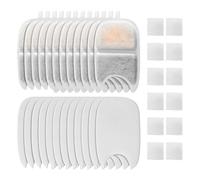 Cpolebev Juego de 12 Filtros y Esponjas de Repuesto para Filtro de Fuente de Agua para Gatos de 135 Onzas Líquidas/4L, Filtro de Fuente para Mascotas de Filtración Triple