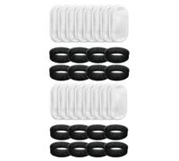 Cpolebev Juego de 16 Filtros de Fuente de Agua para Gatos para 108Oz/3,2L y 67Oz/2L Flujo de Agua Ajustable Fuente de Agua para Mascotas Piezas de Fuente para Gatos