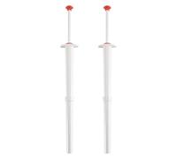 Cpolebev Juego de 2 Pinzas para Pepinillos de Lujo, Acero Inoxidable y PláStico, Pinza para Pimientos de Oliva