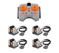 Cpolebev Juego de 5 Funciones de Alimentación 8879 Control Remoto Ajustable de Velocidad IR 8884 Receptor IR Motor Coche Tren Juguete