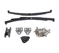 Cpolebev Juego de Barra de SuspensióN de Muelles RíGidos para 1:10 RC Rock Crawler D90 Axial SCX10, Negro