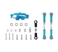 Cpolebev Juego de DireccióN de Manivela con Rodamiento de Bolas de AleacióN de Aluminio para TT02B TT-02B 1/10 RC Coche Accesorios Piezas de ActualizacióN