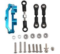 Cpolebev Juego de DireccióN de Manivela de Rodamiento de Bolas de AleacióN de Aluminio para TT02 TT-02 TT02D TT-02D 1/10 RC Car Upgrade Parts Accesorios