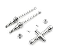Cpolebev Juego de Eje de Transmisión CVD Delantero para SCY 16101 16102 16103 16201 Pro 1/16 Piezas de Actualización de Coche RC Sin Escobillas