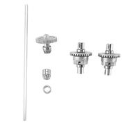 Cpolebev Juego de Engranajes Eje de TransmisióN Principal Diferencial de Metal Completo de 3 Piezas para 9125 Accesorios Piezas de ActualizacióN de Coche RC