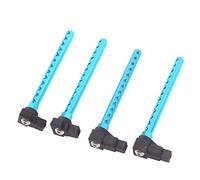 Cpolebev Juego de ExtensióN de Montaje de Postes de Cuerpo de AleacióN de Aluminio de 4 Piezas para TT01 TT-01 1/10 RC Accesorios Piezas de ActualizacióN de Coche