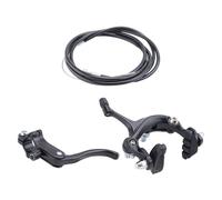 Cpolebev Juego De Freno De Crucero De Bicicleta De Carretera Fixie Trasero Kit De Freno De Pinza De Bicicleta TracciÓN Lateral para La MayorÍA De Las Bicicletas Fixie Negro