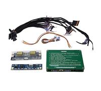 Cpolebev Juego de Herramientas de Prueba para Ordenador PortáTil, TV, LCD, LED, Kit de Prueba de Panel para ReparacióN de Monitor de Pantalla con Cable LVDS de 14 Piezas.