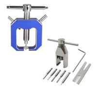 Cpolebev Juego de Herramientas para Quitar Extractor Engranaje Piñón Motor, Herramienta Extractora Engranaje Motor RC, Juego Universal de Extractor del Engranaje Piñón del Motor, Azul