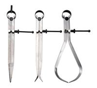 Cpolebev Juego de Pinza Divisor de Resorte Interior Exterior 8 Pulgadas Herramientas de Maquinista Paquete de 3