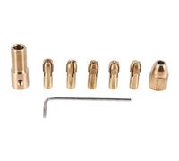 Cpolebev Juego de Pinzas de Portabrocas de 0.5-3 Mm de 8 Piezas de Portabrocas RáPido para Mini Herramientas