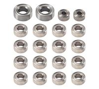 Cpolebev Juego de Rodamientos de Bolas de Acero de 20 Piezas para Axial SCX24 90081 AXI00001 AXI00002 1/24 RC Coche de Orugas Repuestos Accesorios