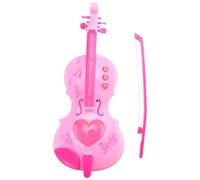 Cpolebev Juguete de ViolíN para NiñOs de SimulacióN Instrumentos Musicales Juguete Educativo de Aprendizaje para NiñOs NiñOs Chica