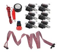 Cpolebev Kit de Accesorios Esenciales para MáQuina CNC 3018PROVe, Parada de Emergencia, Sonda TáCtil de Ajuste de Herramienta de Eje Z, Microinterruptores