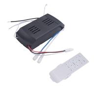 Cpolebev Kit de Control Remoto de Repuesto para Ventilador de Techo Universal, 50 W, 6 Velocidades y Temporizador, para Luz de Ventilador de Techo de CC