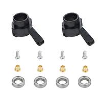 Cpolebev Kit de Copa de DireccióN de Metal para C14 C24 C34 C44 B14 B1 B16 B24 B36 MN D90 D91 MN99S Piezas de AutomóVil RC, Negro