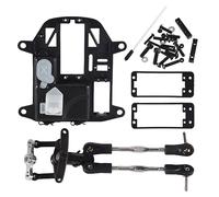 Cpolebev Kit De DireccióN SiméTrica De SiméTrico De Aluminio Apto para 1/5 ROVAN KM Baja 5B 5T 5SC Motor