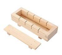 Cpolebev Kit de FabricacióN de Sushi de Molde de Arroz de Sushi de Madera para Accesorios de Cocina Herramienta de Cocina