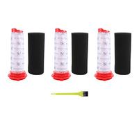 Cpolebev Kit de Filtro de Repuesto para Athlet, 3 Filtros de Varilla Principal + 3 Filtros de Espuma Athlet para Aspiradora InaláMbrica para