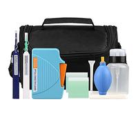 Cpolebev Kit de Limpieza de Fibra óPtica de 10 Piezas Herramienta de Limpieza de Fibra óPtica con Casete de Limpieza de Fibra para Conectores LC
